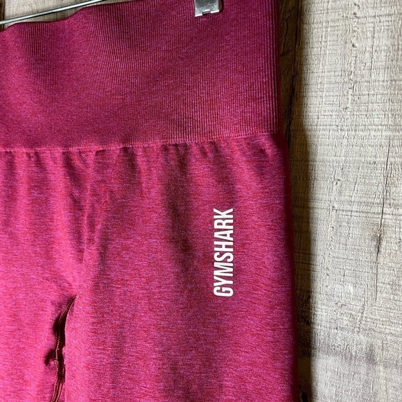 Gymshark Seamless Maroon Ombre Leggings - Picture 3 of 6